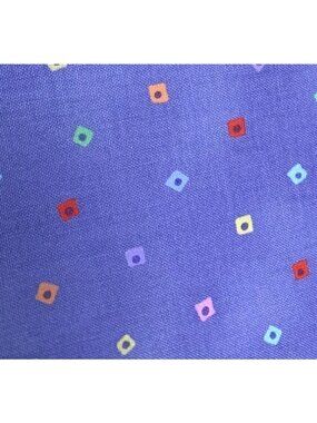 Fanciful Felines Laurel Burch Cotton Fabric 1/4 yard x 40" Purple Colorful Squar